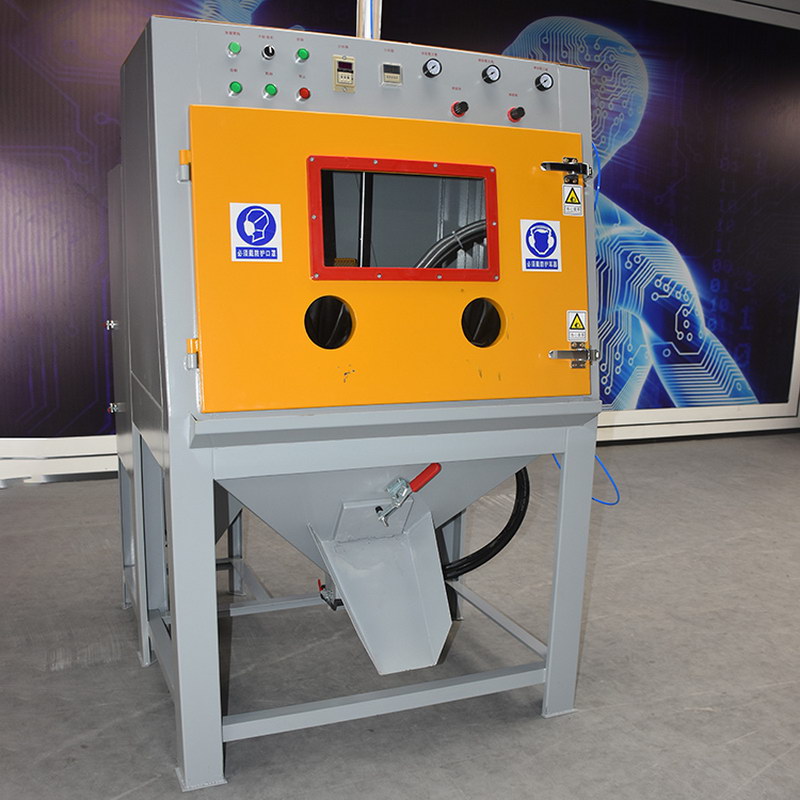 滾籃式自動噴砂機